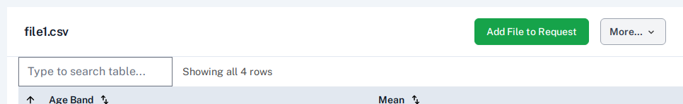 Add file to request button